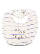 Bavaglino per neonati Bobo Choses Kids bianco con design a righe B226AH009 199 BOBO CHOSES KIDS 