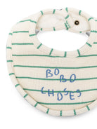 Bavaglino per neonati Bobo Choses Kids bianco con design a righe B226AH010 199 BOBO CHOSES KIDS 