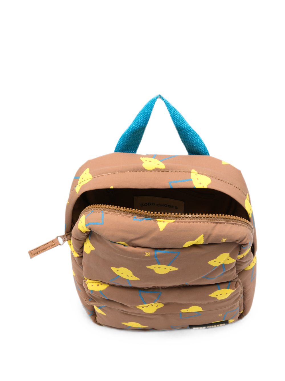 Zaino per bambino Bobo Choses Kids marrone con stampa grafica pixel B226AH043 211 BOBO CHOSES KIDS 
