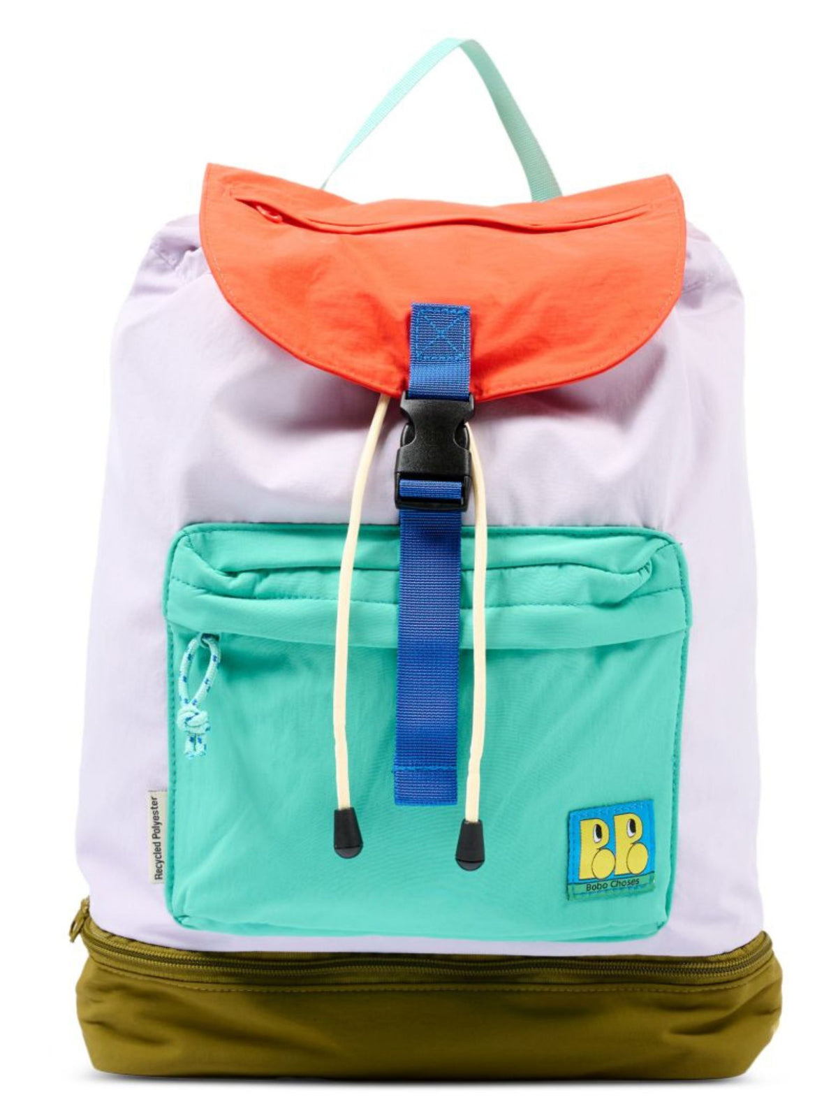 Zaino per bambini Bobo Choses Kids multicolore con design color-block B226AI063 551 BOBO CHOSES KIDS 