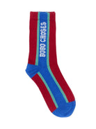 Calzini per bambino Bobo Choses Kids multicolor a righe con logo a intarsio B226AI078 641 BOBO CHOSES KIDS 