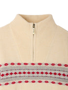 Maglione per bambino Bonpoint Kids beige con motivi intarsiati N06BJUK00001 960 BONPOINT KIDS 