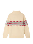 Maglione per bambino Bonpoint Kids beige con motivi intarsiati N06BJUK00001 960 BONPOINT KIDS 