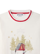 T-shirt per bambino Bonpoint Kids bianca con stampa grafica sul davanti N06BTSK00001 102 BONPOINT KIDS 