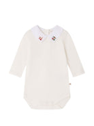 Tutina per neonati Bonpoint Kids bianca con colletto classico N06OUNK00002 002 BONPOINT KIDS 
