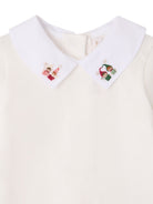 Tutina per neonati Bonpoint Kids bianca con colletto classico N06OUNK00002 002 BONPOINT KIDS 