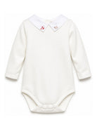 Body per neonata Bonpoint Kids bianco con colletto Peter Pan N06PUNK00001 002 BONPOINT KIDS 
