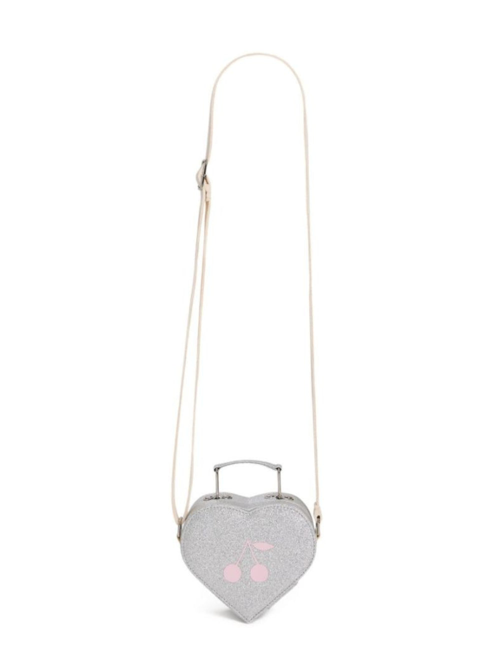 Borsa per bambina Bonpoint argento con effetto glitterato P06GBAW00001 089 BONPOINT KIDS 