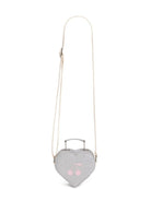 Borsa per bambina Bonpoint argento con effetto glitterato P06GBAW00001 089 BONPOINT KIDS 