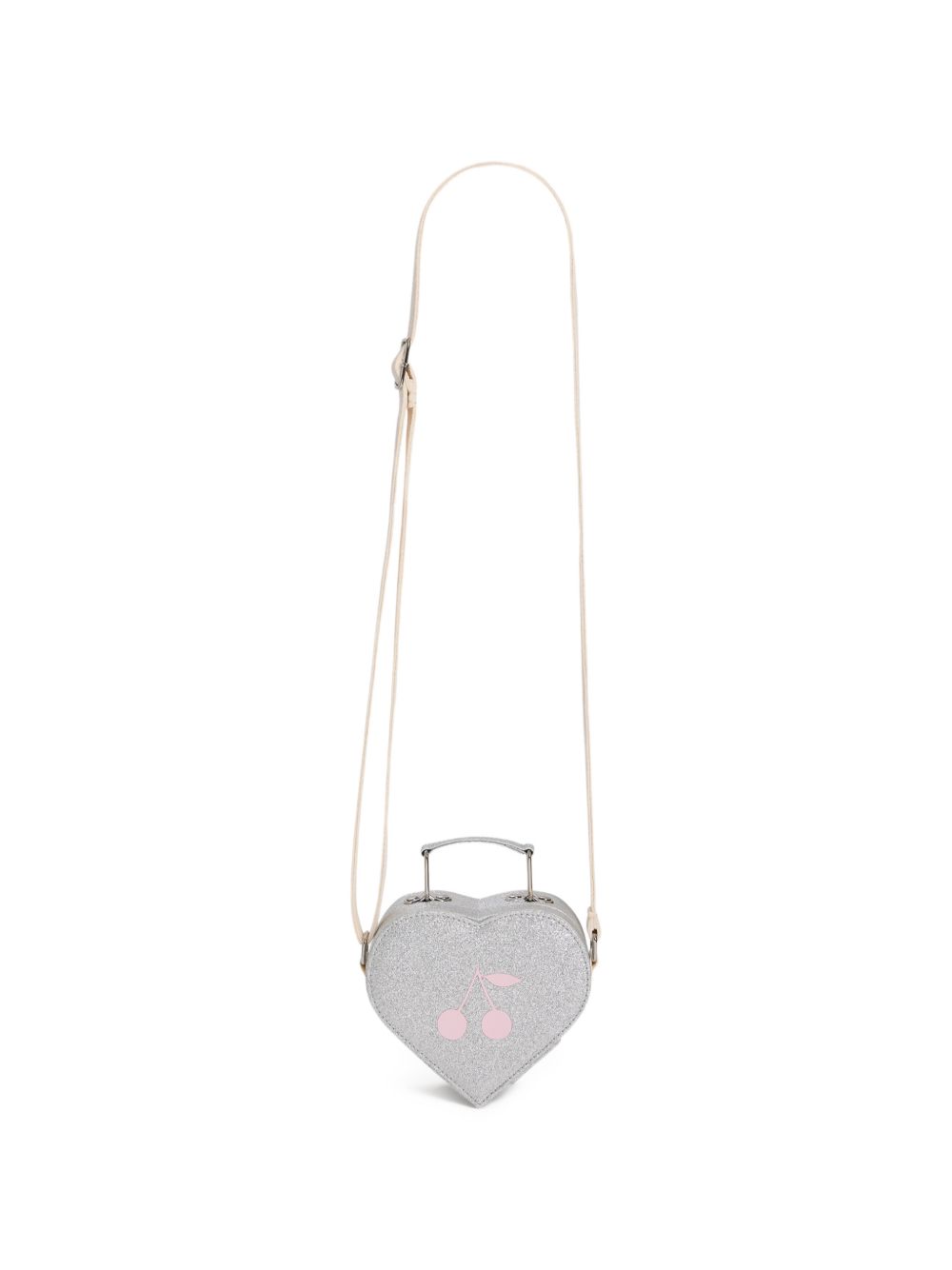 Borsa per bambina Bonpoint argento con effetto glitterato P06GBAW00001 089 BONPOINT KIDS 