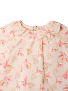 Blusa per neonata Bonpoint beige con stampa ciliegie P06XBLW00001 603 BONPOINT KIDS 