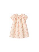 Abito per neonata Bonpoint beige con stampa ciliegie P06XDRW00001 603 BONPOINT KIDS 