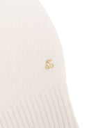 Passamontagna per neonati Bonpoint Kids bianco con logo ricamato PEBDA2025BO 002 BONPOINT KIDS 