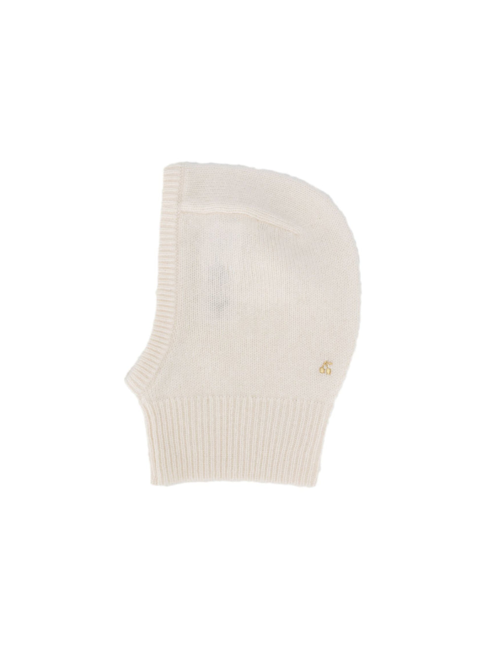 Passamontagna per neonati Bonpoint Kids bianco con logo ricamato PEBDA2025BO 002 BONPOINT KIDS 