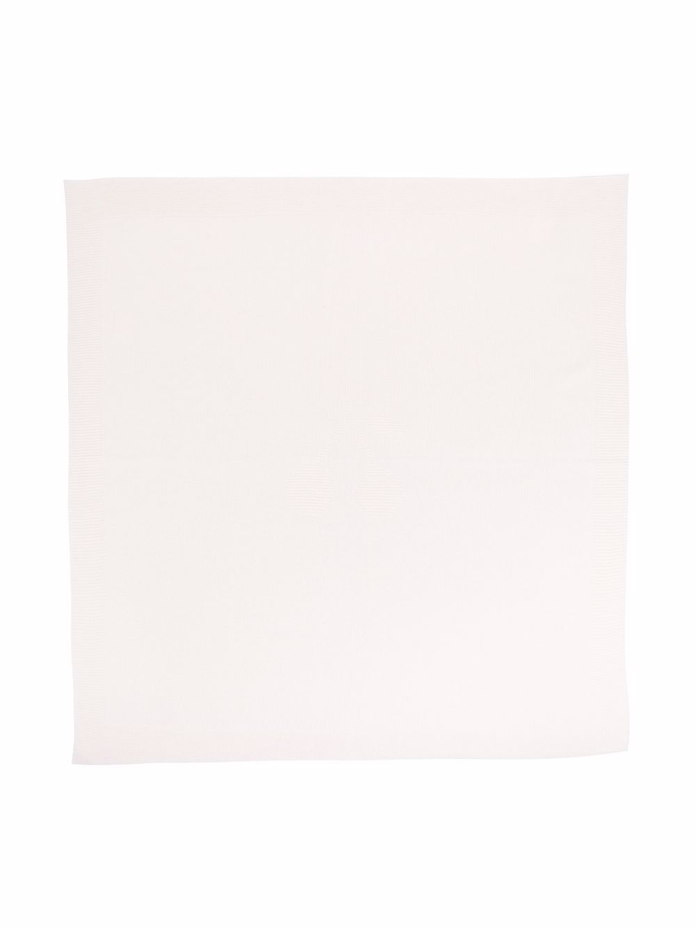 Coperta per neonata Bonpoint Kids bianca con lavorazione a coste PEBDA2360CO 002 BONPOINT KIDS 