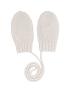 Guanti per neonati Bonpoint Kids bianchi con bordo a coste PEBDA2660MO 002 BONPOINT KIDS 