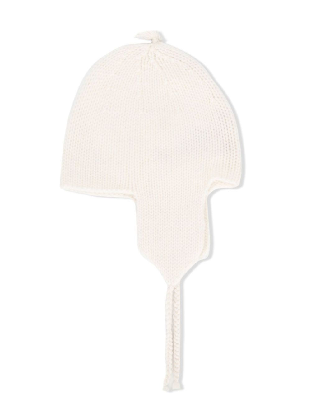 Berretto per neonata Bonpoint Kids bianco con dettaglio pompon PEBDA2737BO 002 BONPOINT KIDS 