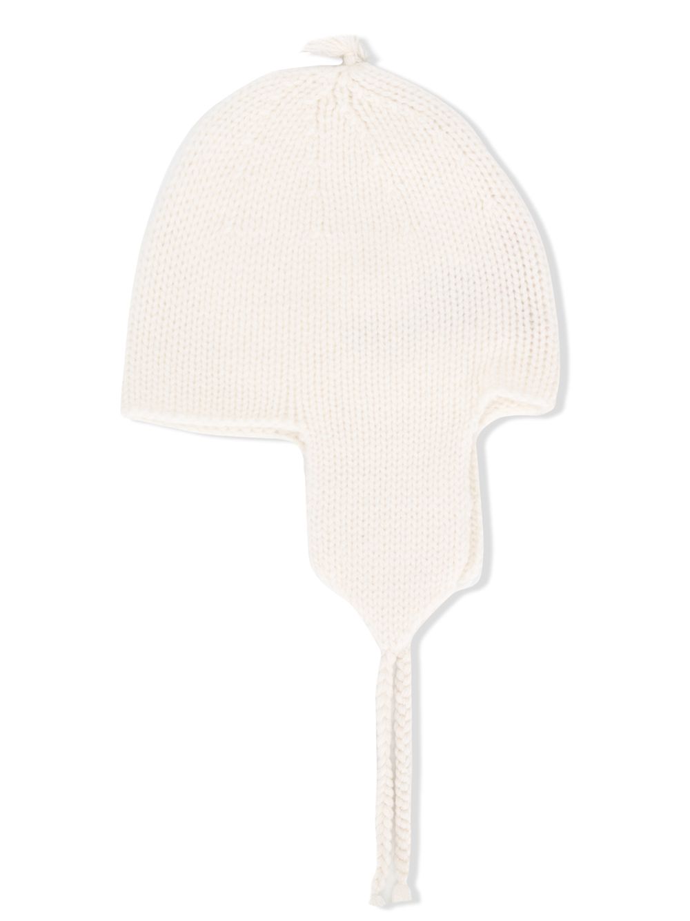 Berretto per neonata Bonpoint Kids bianco con dettaglio pompon PEBDA2737BO 002 BONPOINT KIDS 