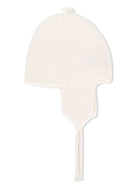 Berretto per neonata Bonpoint Kids bianco con dettaglio pompon PEBDA2737BO 002 BONPOINT KIDS 