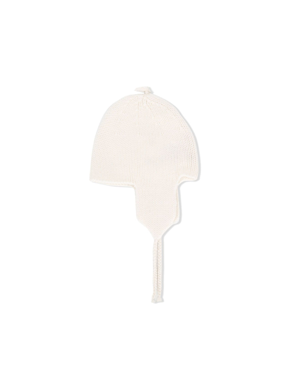 Berretto per neonata Bonpoint Kids bianco con dettaglio pompon PEBDA2737BO 002 BONPOINT KIDS 