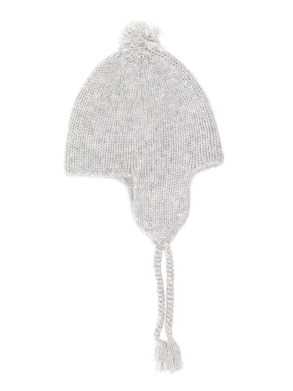 Berretto per neonato Bonpoint Kids grigio con dettaglio pompon PEBDA2737BO 092 BONPOINT KIDS 