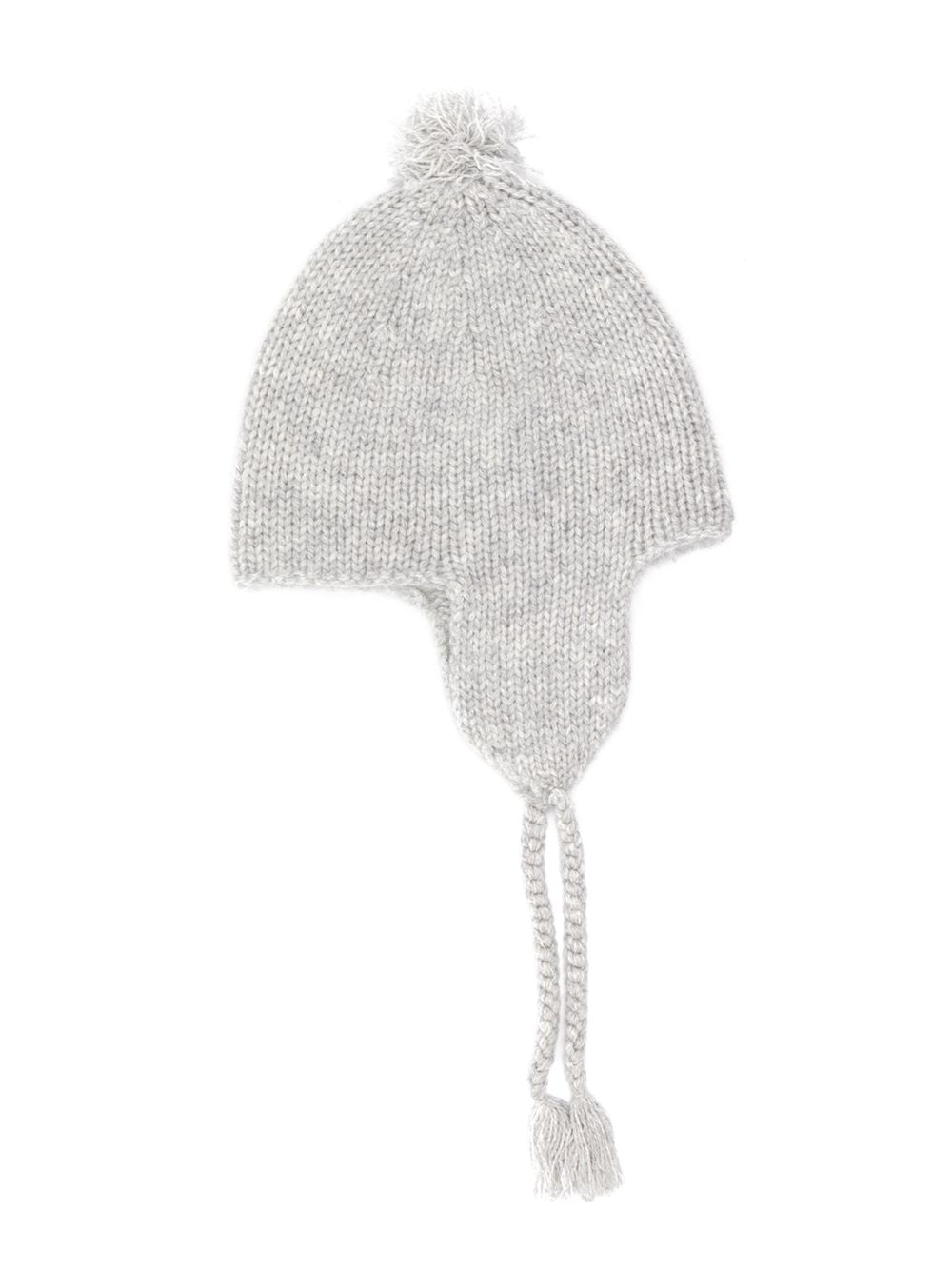Berretto per neonato Bonpoint Kids grigio con dettaglio pompon PEBDA2737BO 092 BONPOINT KIDS 