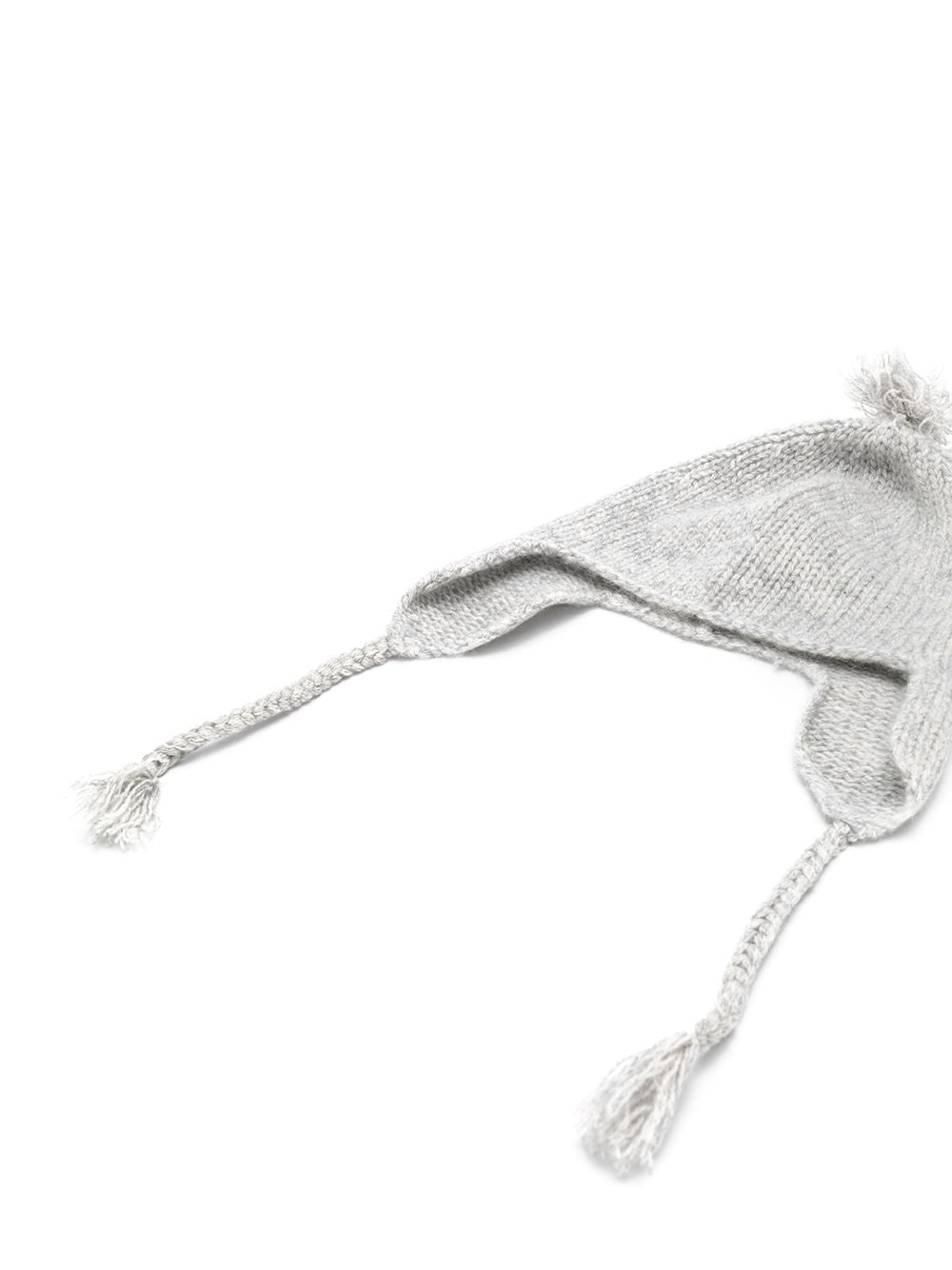 Berretto per neonato Bonpoint Kids grigio con dettaglio pompon PEBDA2737BO 092 BONPOINT KIDS 