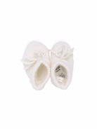 Slippers per neonata Bonpoint Kids bianco con design lavorato a maglia PEBDA2837CH 002 BONPOINT KIDS 