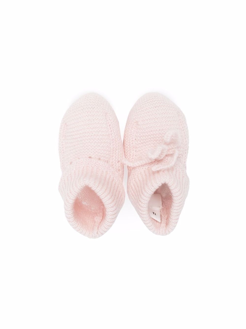 Slippers per neonata Bonpoint Kids rosa con design lavorato a maglia PEBDA2837CH 021 BONPOINT KIDS 