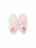 Slippers per neonata Bonpoint Kids rosa con design lavorato a maglia PEBDA2837CH 021 BONPOINT KIDS 