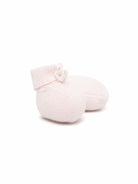 Slippers per neonata Bonpoint Kids rosa con design lavorato a maglia PEBDA2837CH 021 BONPOINT KIDS 