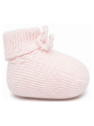 Slippers per neonata Bonpoint Kids rosa con design lavorato a maglia PEBDA2837CH 021 BONPOINT KIDS 
