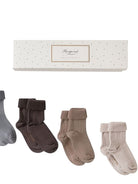 Set di sette paia di calzini per neonati Bonpoint Kids multicolore con orli a coste PEBFVSEMAIN 116 BONPOINT KIDS 