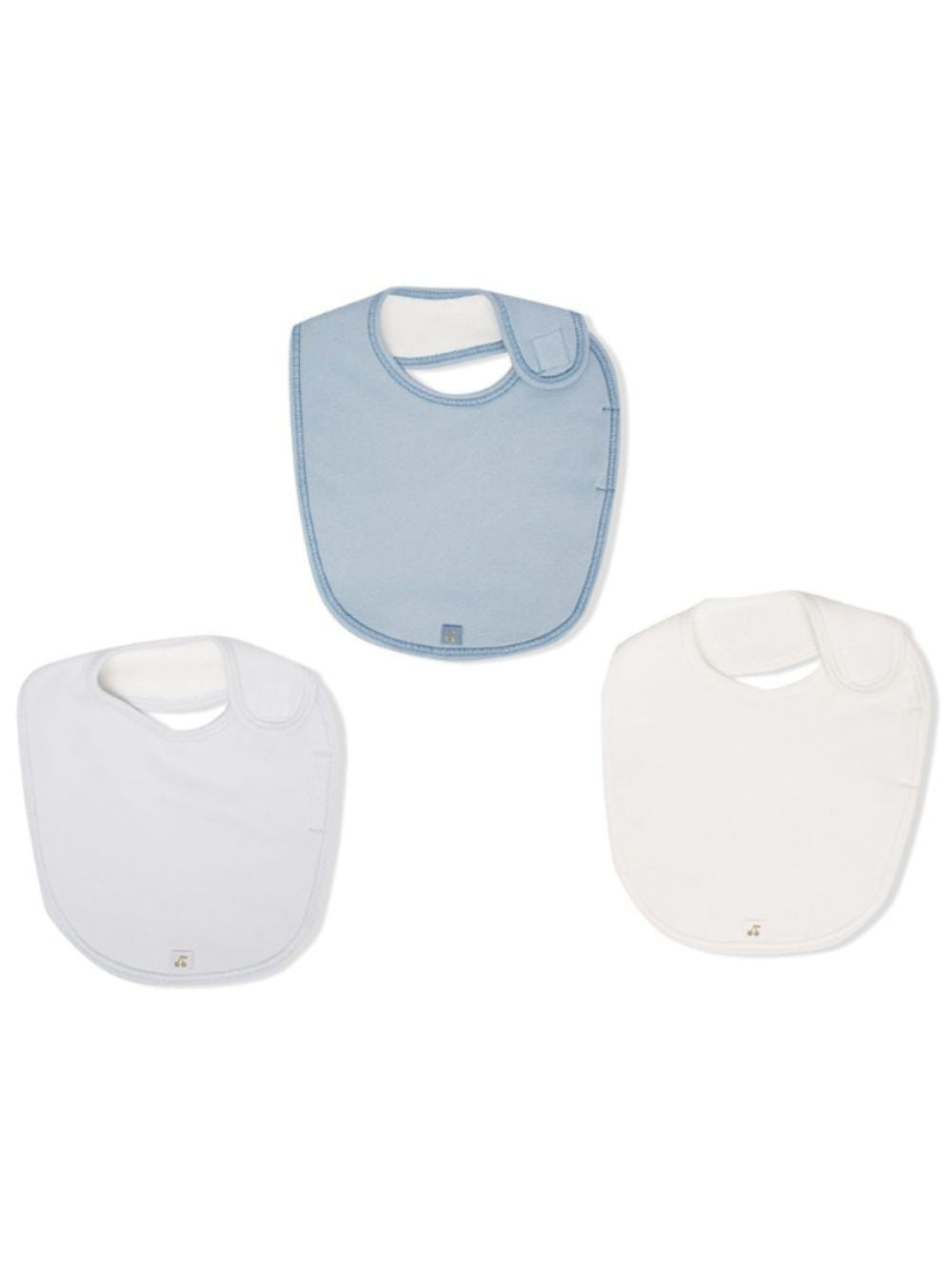 Set di tre bavaglini per neonato Bonpoint Kids multicolore con targhetta logo PEBIOBAV3B 110 BONPOINT KIDS 