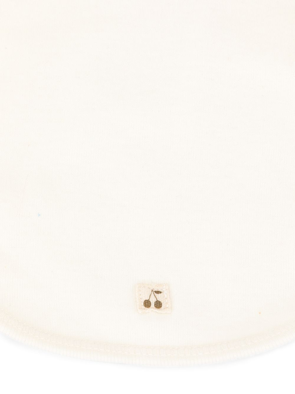 Bavaglino per neonati Bonpoint Kids bianco con targhetta logo PEBIOBAVOIR 002 BONPOINT KIDS 