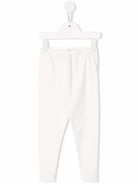 Pantaloni per neonati Bonpoint Kids bianchi con design affusolato PEBTI2037CA 002 BONPOINT KIDS 