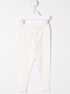Pantaloni per neonati Bonpoint Kids bianchi con design affusolato PEBTI2037CA 002 BONPOINT KIDS 