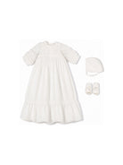 Abito battesimale per neonata Bonpoint bianco con cuffia e scarpine PEPARFUM 002 BONPOINT KIDS 