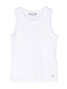 Set di sette canotte per neonati Bonpoint Kids bianche senza maniche PERBUNK00001 000 BONPOINT KIDS 