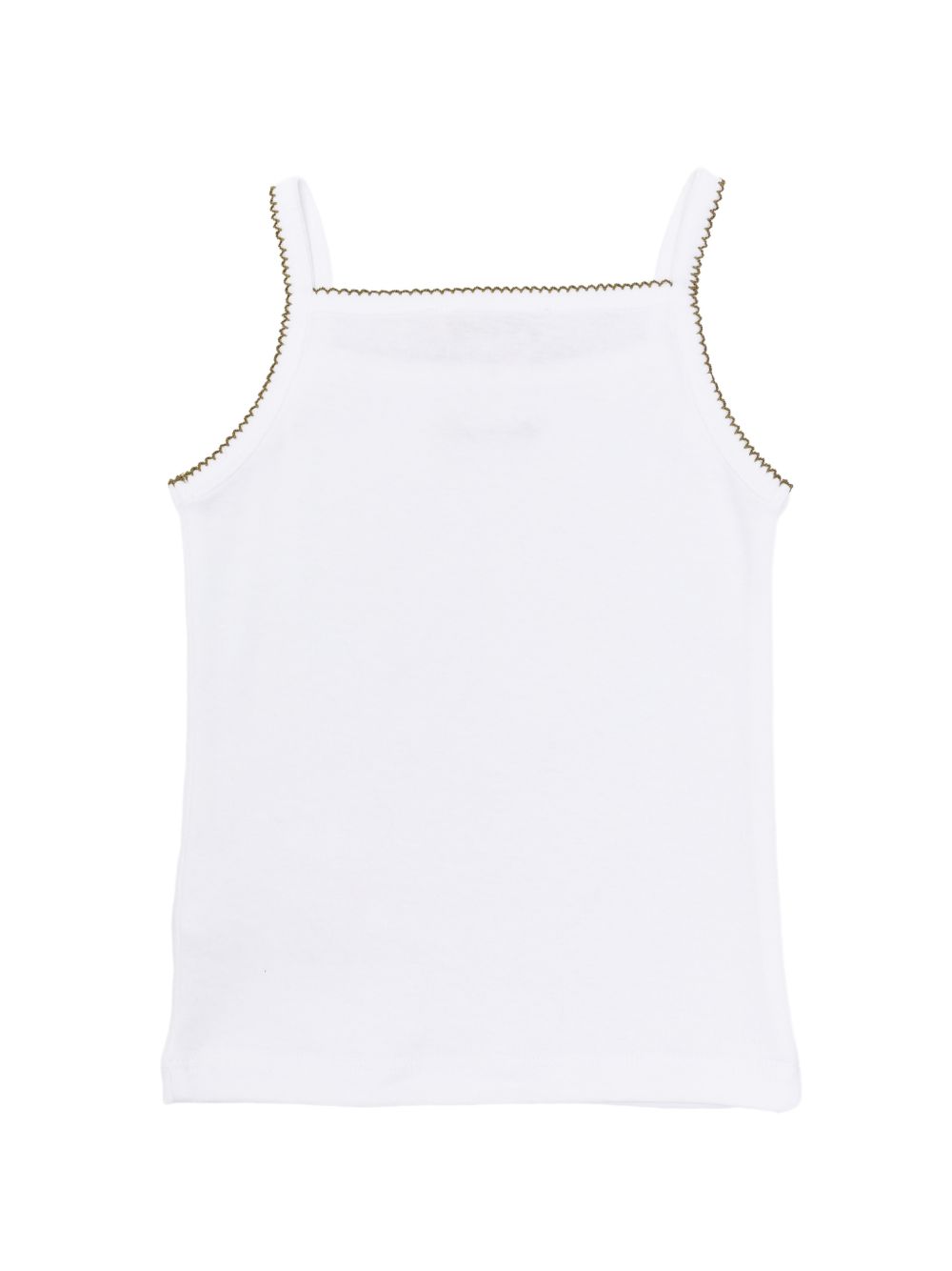 Set di sei canotte per bambina Bonpoint Kids bianco con dettaglio fiocco applicato PERGUNK00006 000 BONPOINT KIDS 