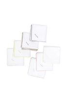 Set quadrati per neonati Bonpoint bianco con ricamo (7 pezzi) PERPACK00004 000 BONPOINT KIDS 