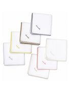 Set quadrati per neonati Bonpoint bianco con ricamo (7 pezzi) PERPACK00004 000 BONPOINT KIDS 