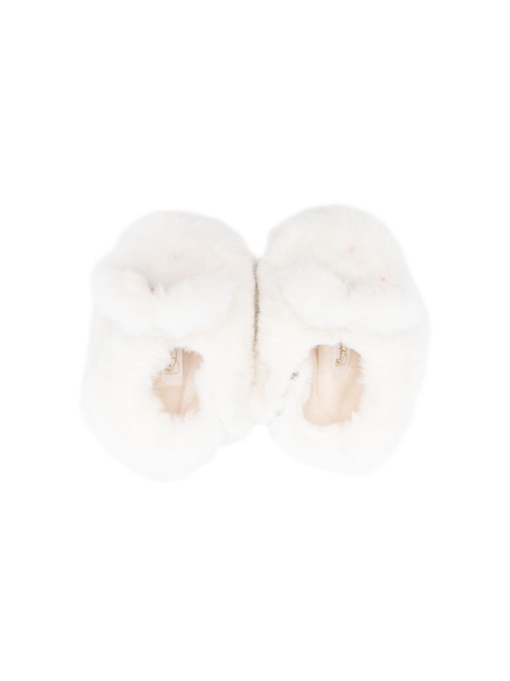Babbucce per neonata Bonpoint Kids bianca con orecchie PERPACW00002 002 BONPOINT KIDS 