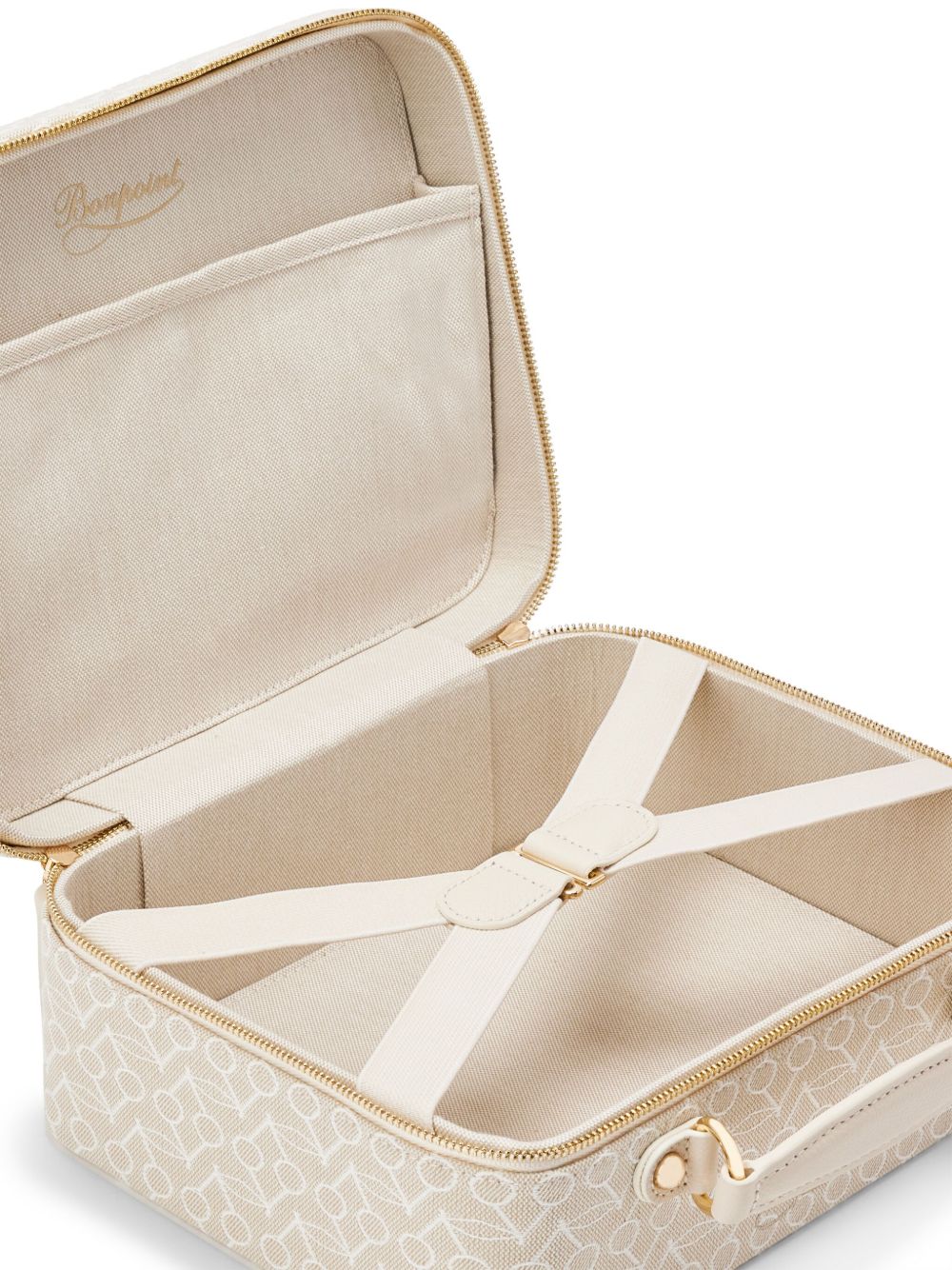 Borsa fasciatoio Bonpoint Kids beige con motivo monogramma all-over PERPBAW00001 060 BONPOINT KIDS 