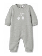Tutina per neonati Bonpoint Kids grigia con logo ricamato sul davanti PERXSEK00001 192 BONPOINT KIDS 