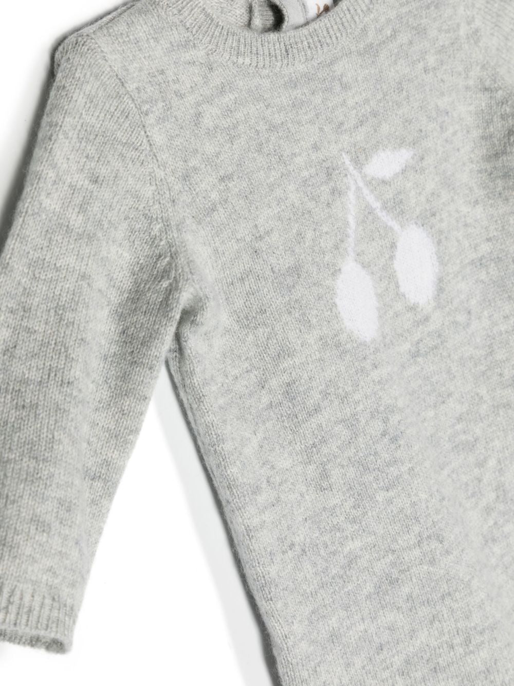 Tutina per neonati Bonpoint Kids grigia con logo ricamato sul davanti PERXSEK00001 192 BONPOINT KIDS 