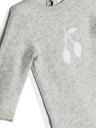 Tutina per neonati Bonpoint Kids grigia con logo ricamato sul davanti PERXSEK00001 192 BONPOINT KIDS 