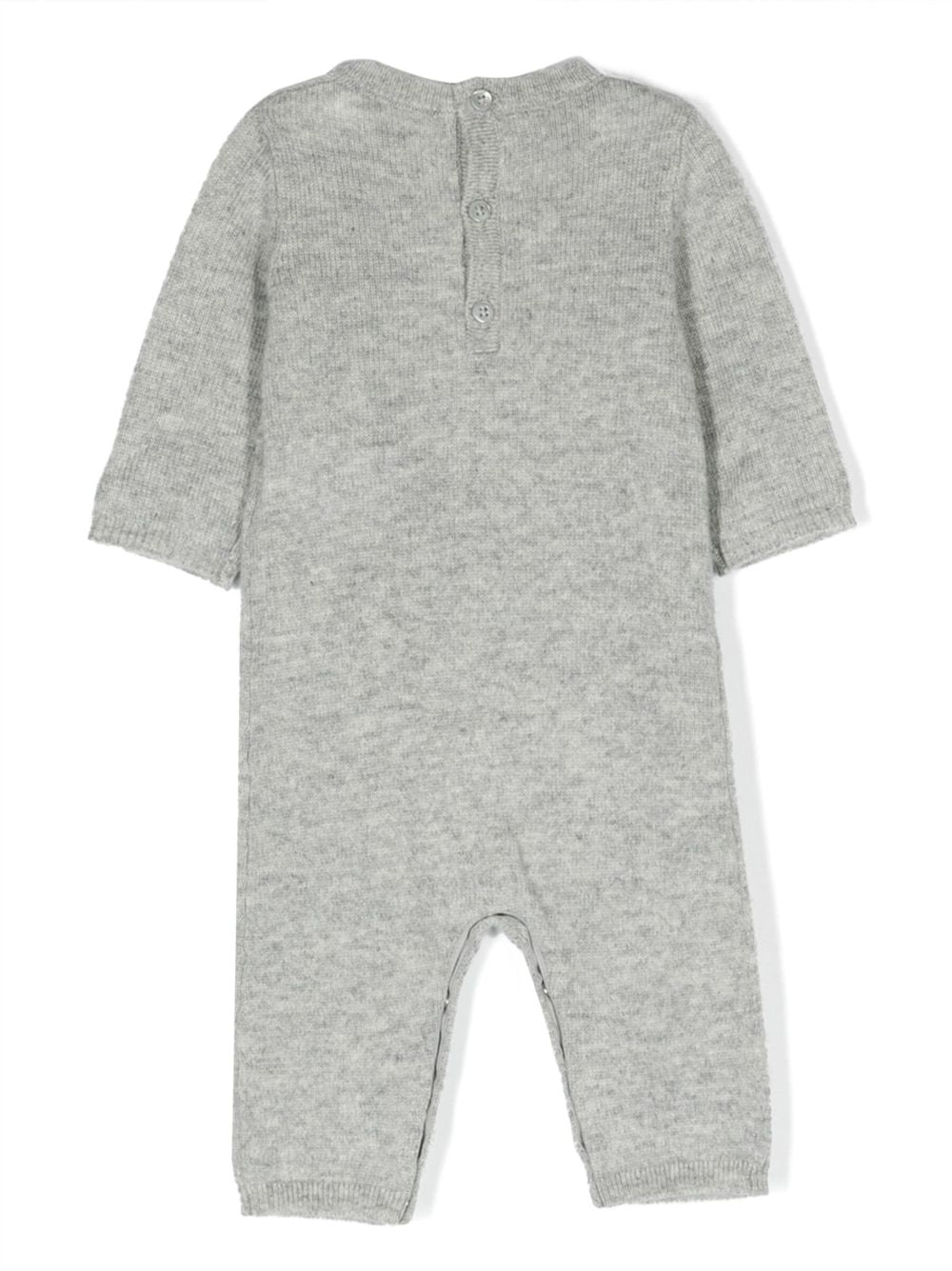 Tutina per neonati Bonpoint Kids grigia con logo ricamato sul davanti PERXSEK00001 192 BONPOINT KIDS 