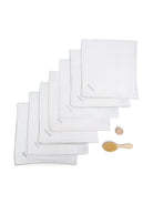 Set sette copertine fascianti spazzola e scatola per neonati Bonpoint Kids bianco con profili a contrasto PERZKID00001 000 BONPOINT KIDS 
