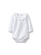Body per neonati Bonpoint bianco con ricamo ciliegie sul colletto PEXUNKN0701 101 BONPOINT KIDS 